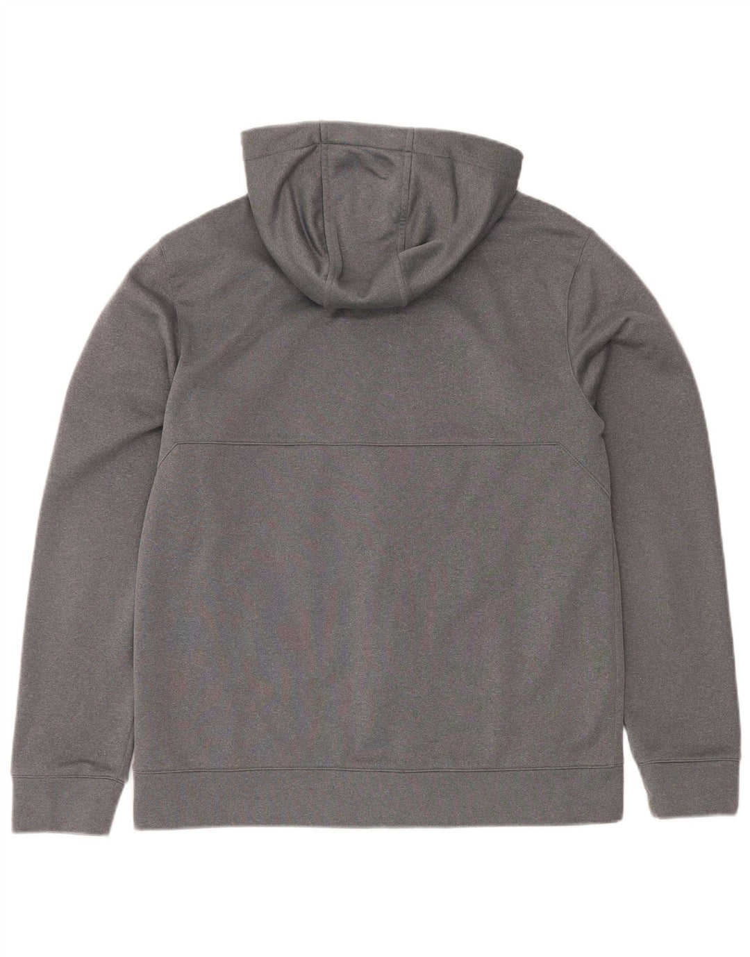 The North Face Mens Zip Hoodie Sweater Medium Grey Polyester