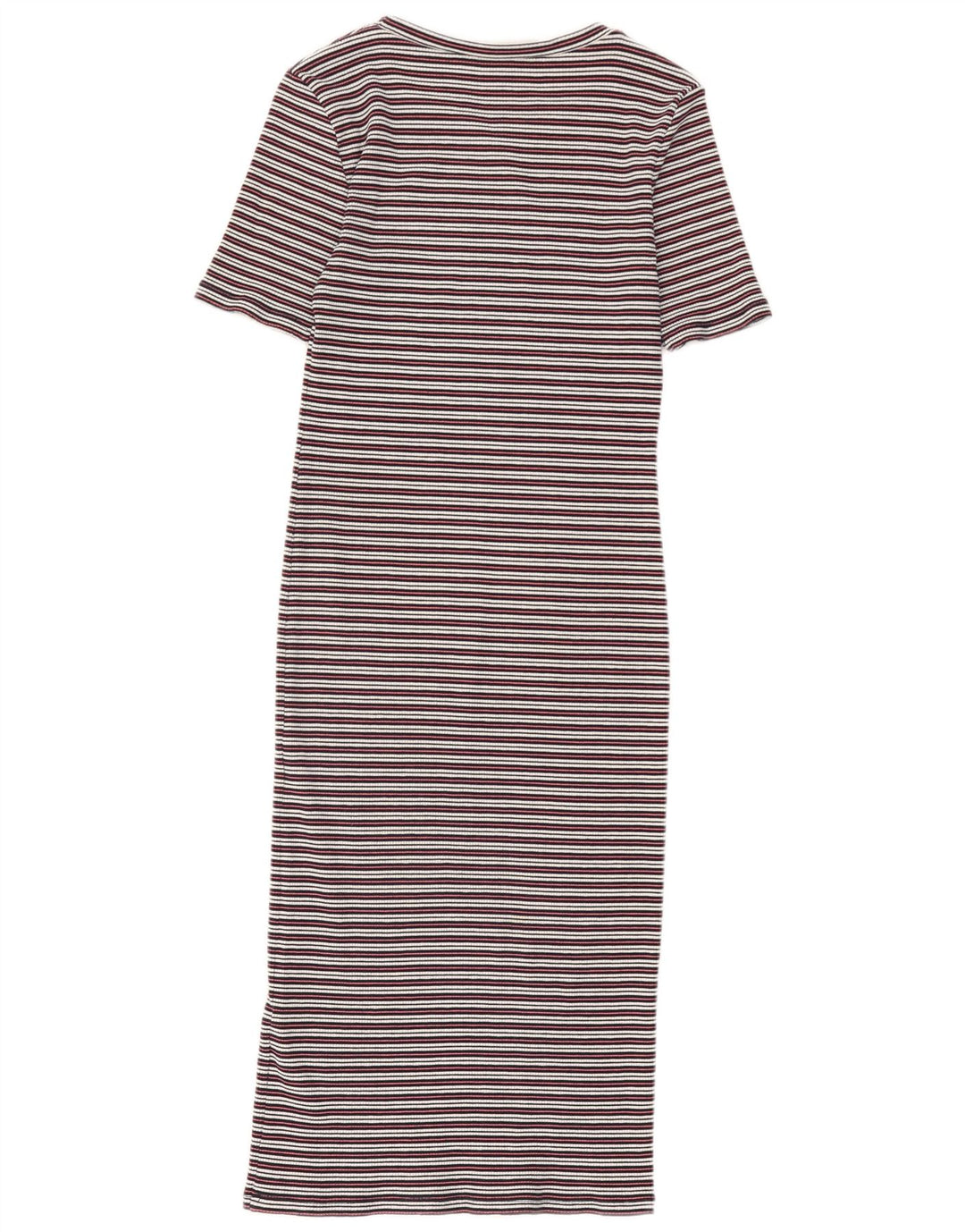 Oasis Womens Maxi Bodycon Dress UK 12 Medium Multicoloured Striped Cotton