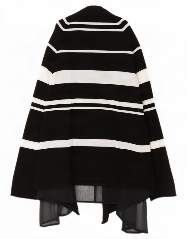 Marks & Spencer Femei Per Una Cardigan Asymmetric Top UK 16 Large Black