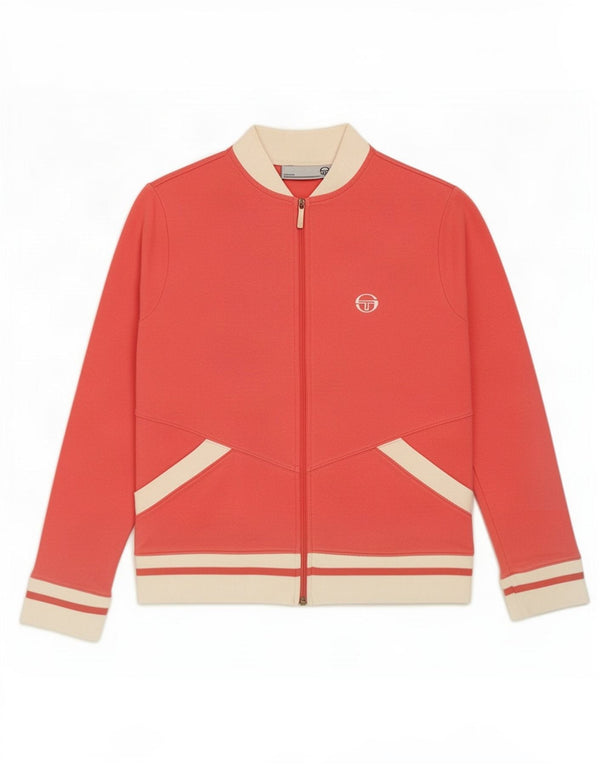 Sergio Tacchini Womens Tracksuit Top Jacket IT 42 Small Pink Colourblock