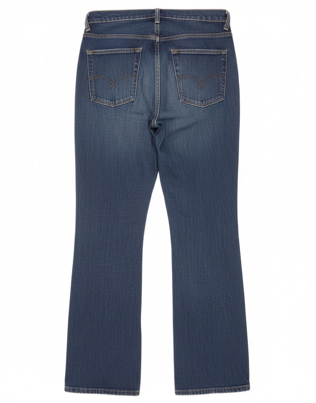 Lee Womens Straight Jeans W32 L29 Blue Cotton