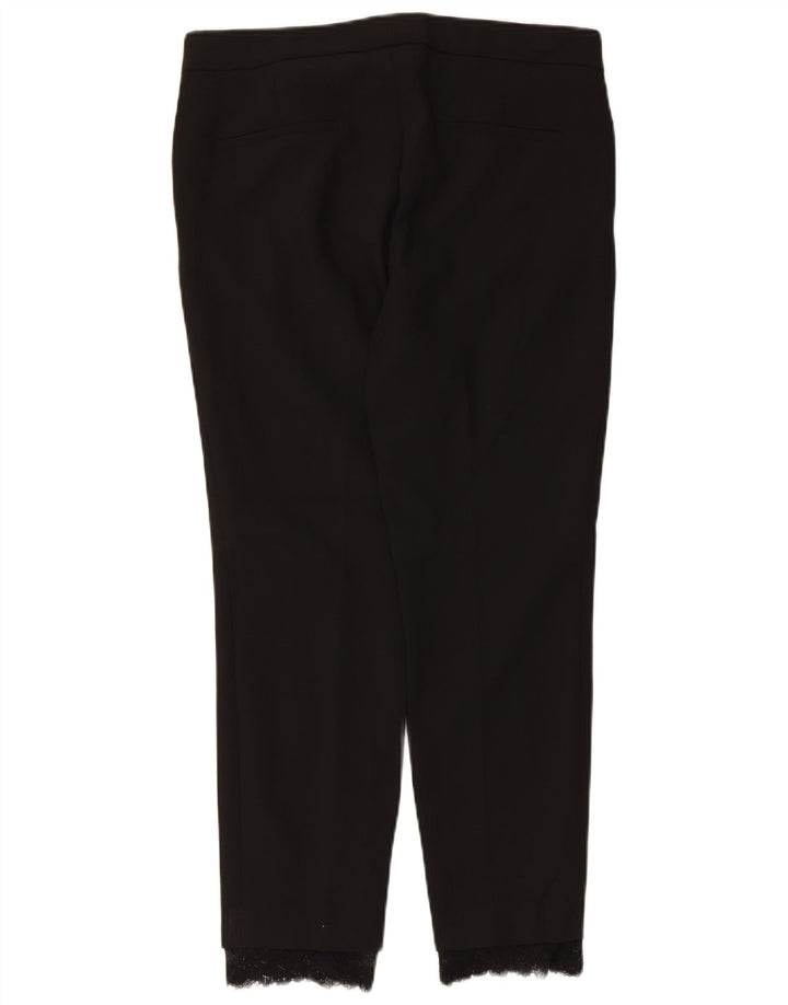 Zara Dame Slim Suit Bukser Medium W28 L26 Sort Polyester