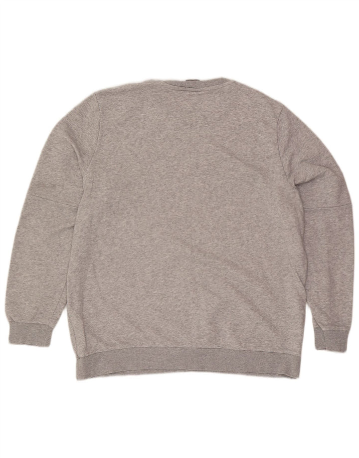 Puma Mens Graphic Sweatshirt Jumper XL Grey Colourblock Cotton