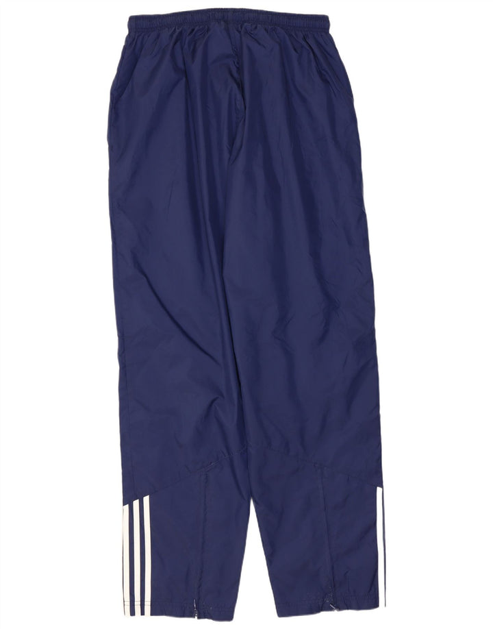 Pantaloni da tuta da uomo Adidas medi in poliestere blu navy
