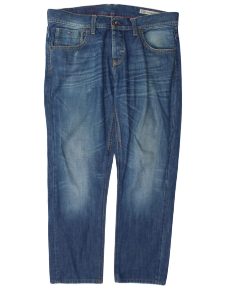 Tommy Hilfiger Mens Straight Jeans W38 L30 Blue Cotton
