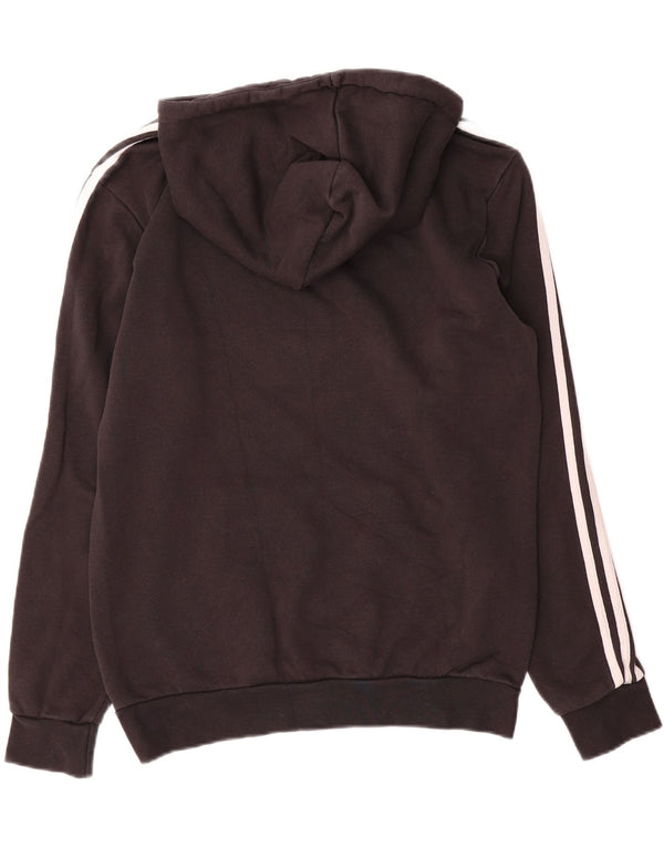 Adidas Mens Hoodie Jumper Small Black Cotton