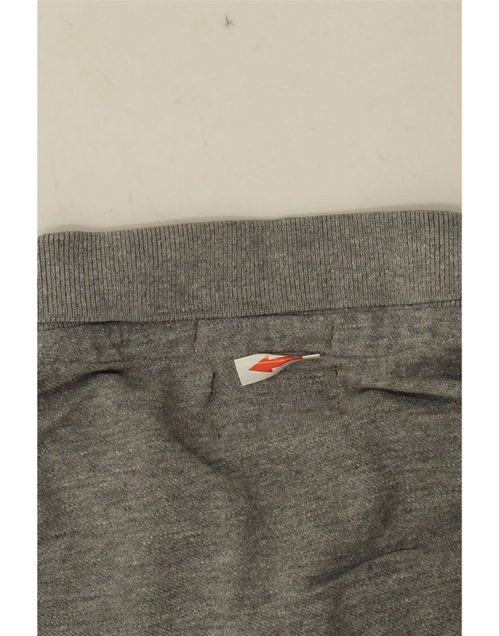 Jack & Jones Mens Graphic Polo Shirt Small Grey Flecked