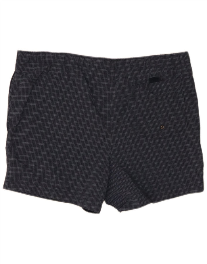 Marks & Spencer Herren Blue Harbor Badeshorts, groß, marineblau kariert