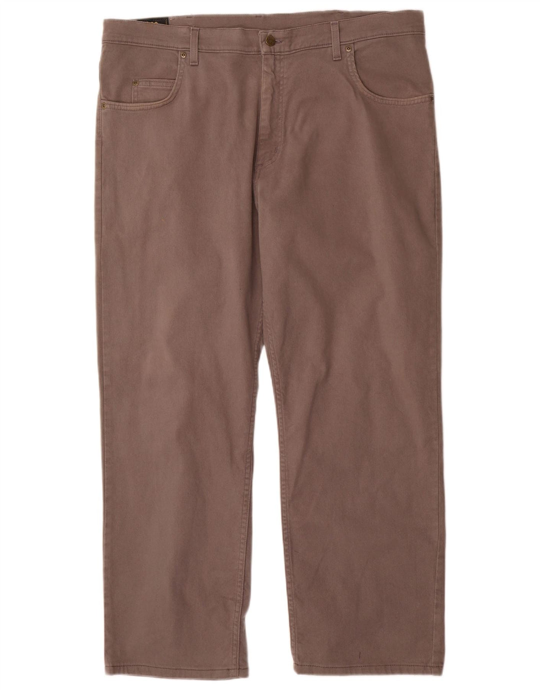 Lee Jean Droit Brooklyn Femme W42 L30 Gris Coton