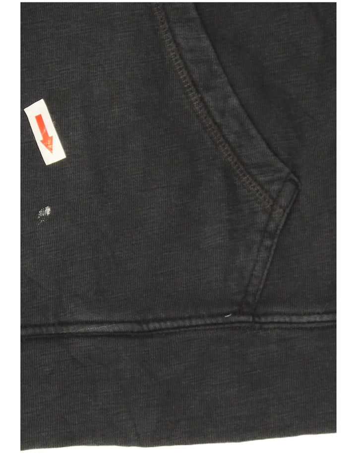 Champion Womens Heritage Oversized Sweatshirt Jumper UK 10 Small Black