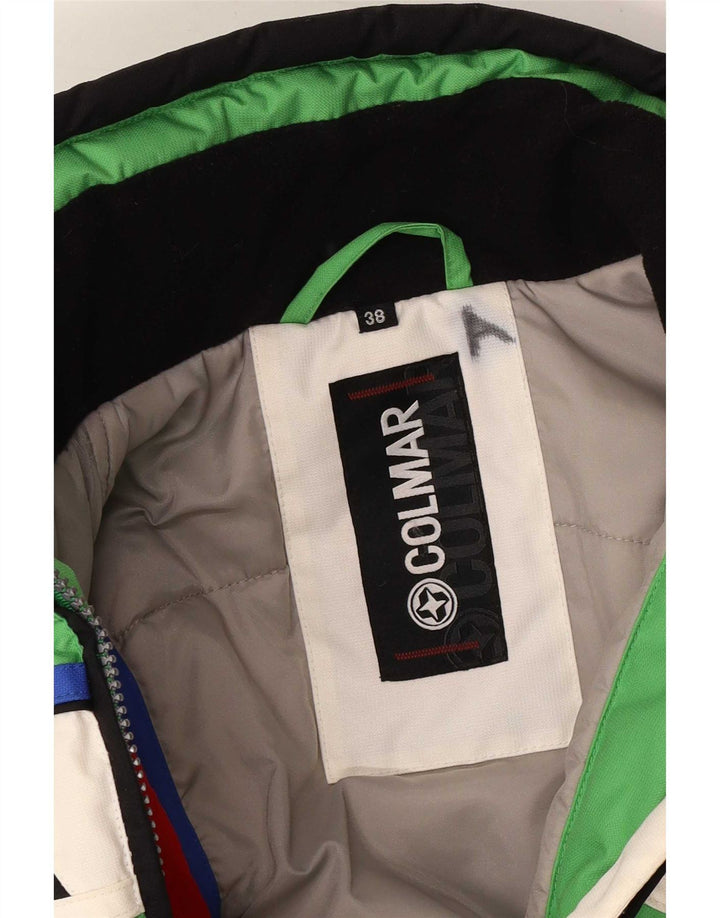 Colmar Veste de Ski Femme IT 38 Vert Moyen Colourblock Sports