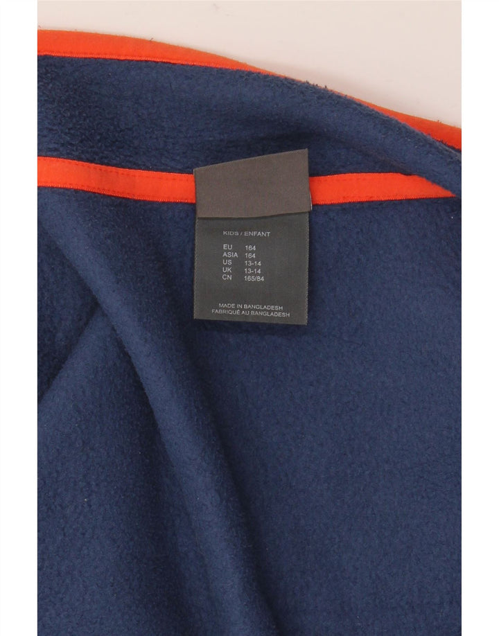 Jack Wolfskin Liner-Fleecejacke für Jungen, 13–14 Jahre, marineblaues Polyester