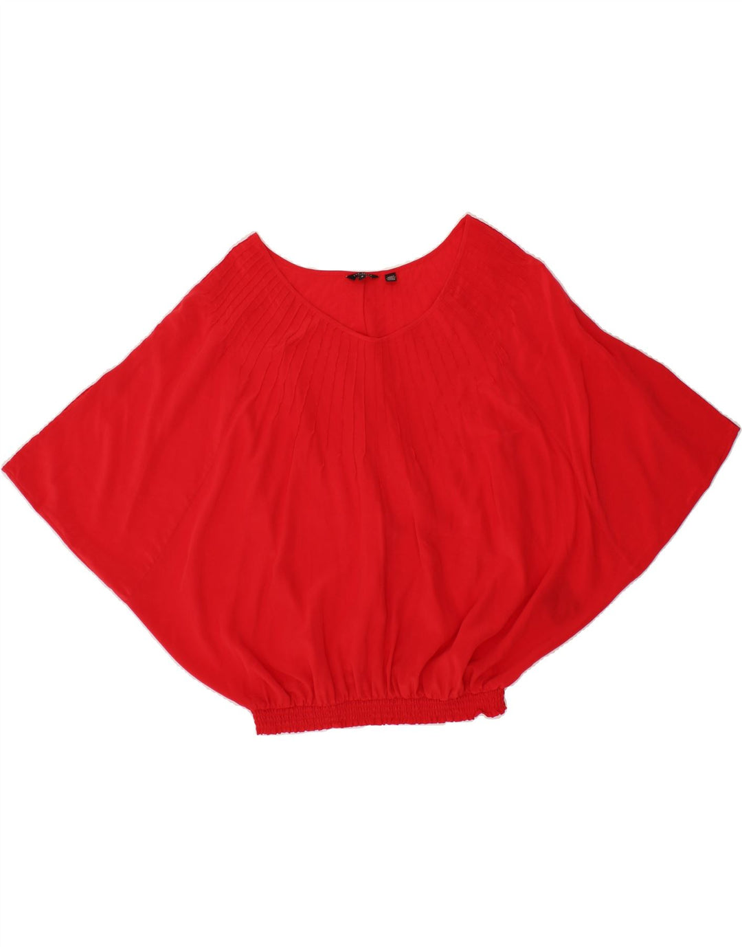 TED BAKER Womens Poncho Blouse Top Size 2 Small Red Vintage Ted Baker and Second-Hand Ted Baker from Messina Hembry 