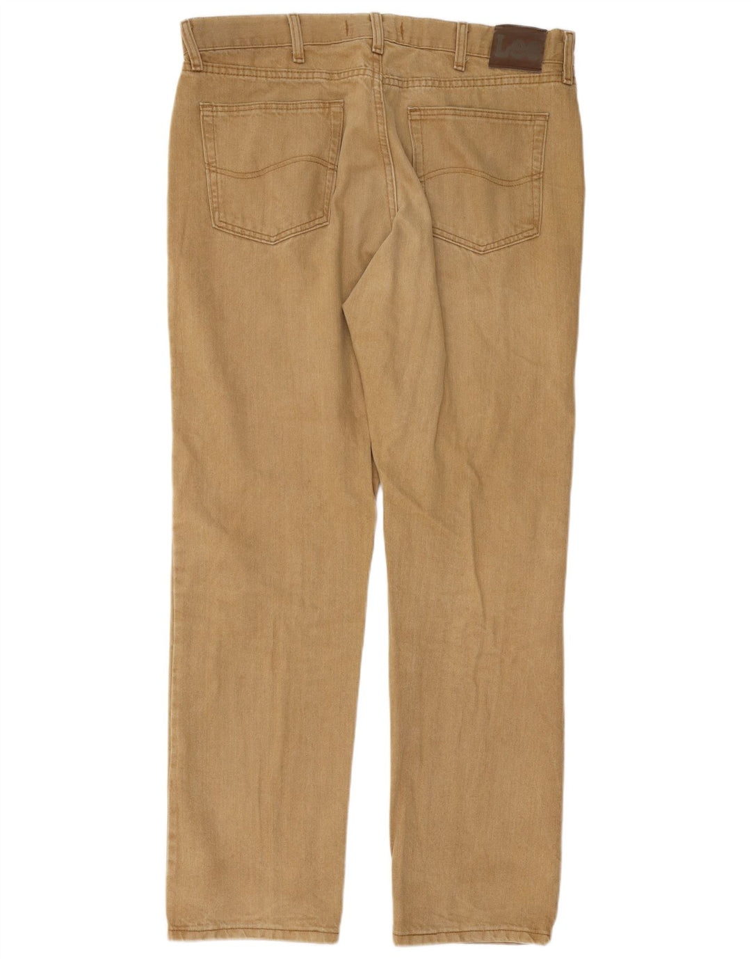 Lee Herren-Jeans mit normaler Passform, gerade Passform, W38, L32, braune Baumwolle
