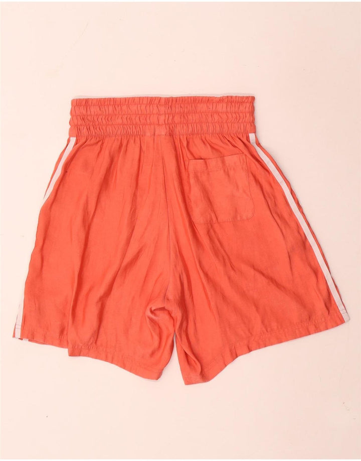 Damskie spodenki sportowe Adidas UK 10, małe, pomarańczowe, poliestrowe