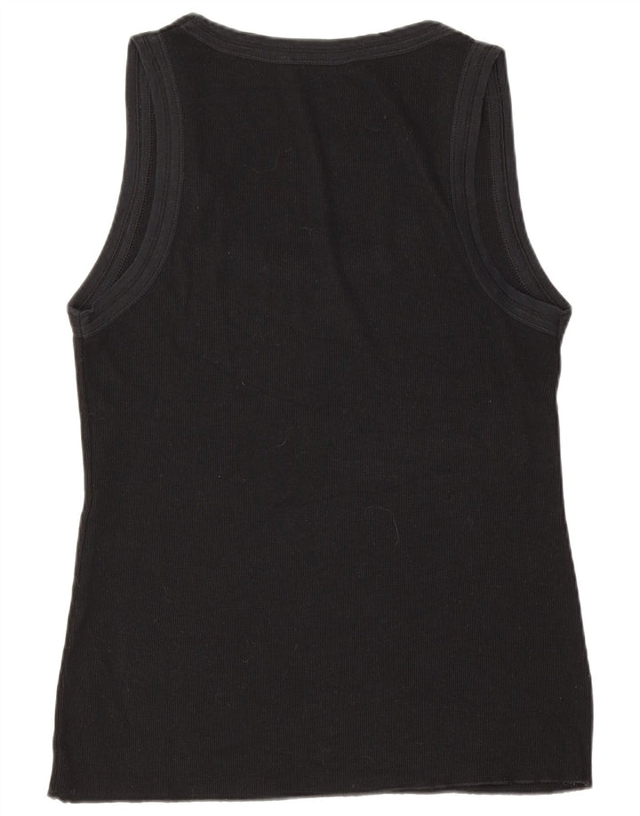 Zara Débardeur Femme UK 14 Large Noir