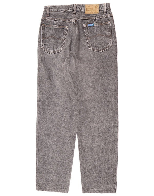 Carrera Mens Acid Wash Straight Jeans W30 L29 Γκρι βαμβακερό