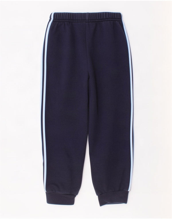 Adidas Boys Tracksuit Trousers Joggers 3-4 Years Navy Blue Cotton