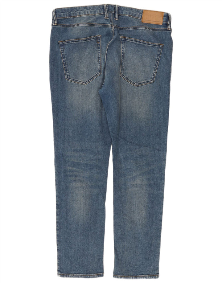 FRANSK FORBINDELSE Herre Slim Jeans W36 L29 Blå Bomuld