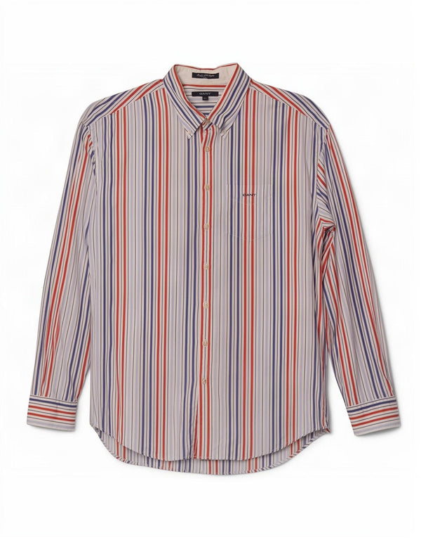 Camicia da uomo Gant 3XL a righe multicolore