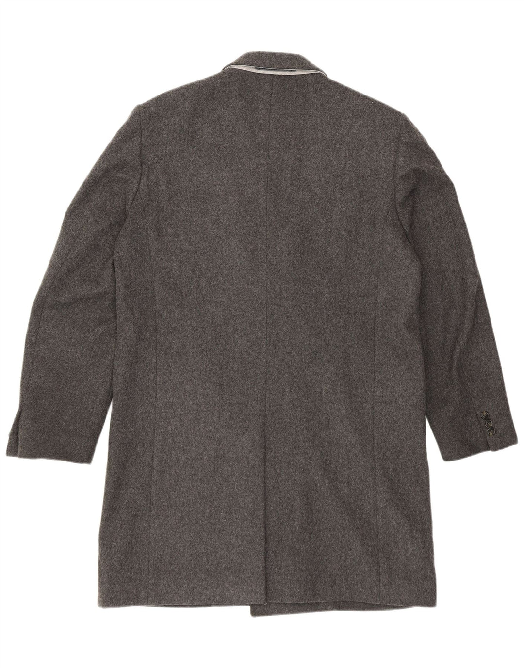 Gant Herren Zweireihiger Mantel UK 40 Große graue Wolle