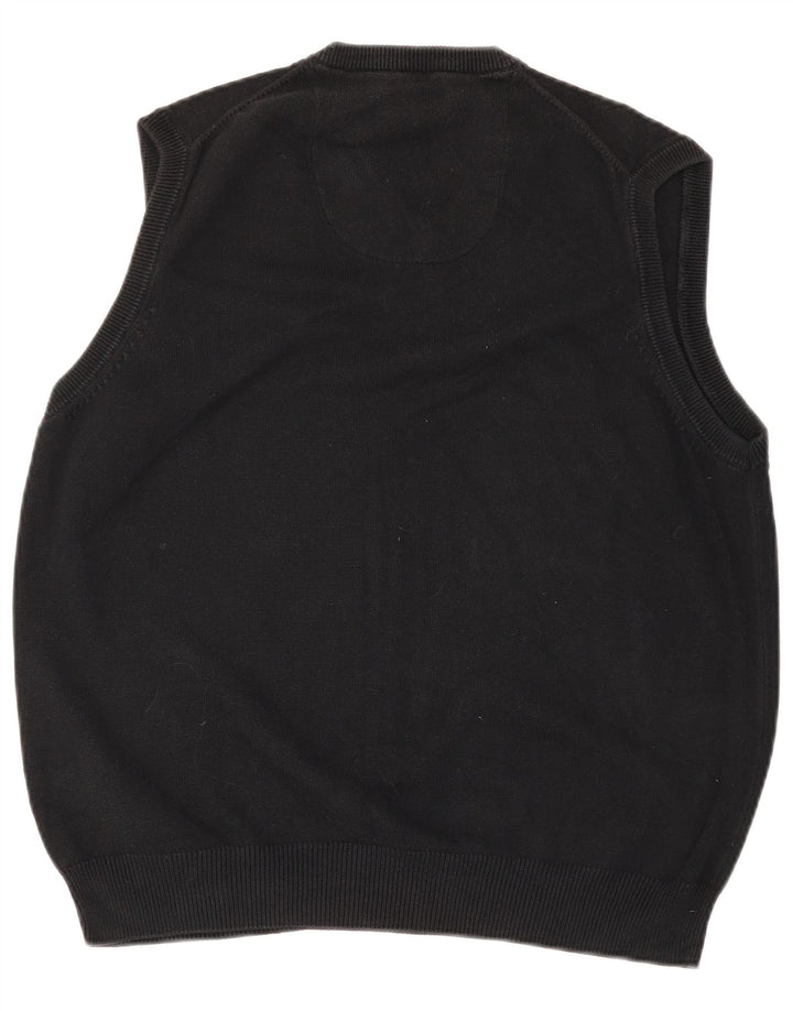 MARKS & SPENCER Mens Regular Fit Vest Tank Top Large Black