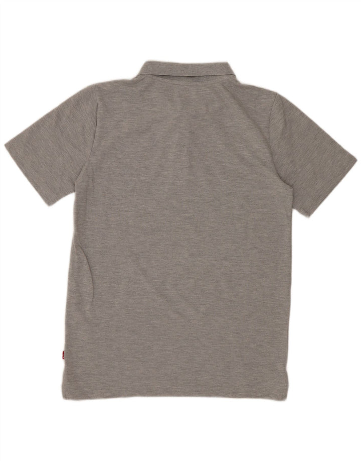 Levi's Boys Polo Shirt 15-16 Years Grey Flecked Cotton