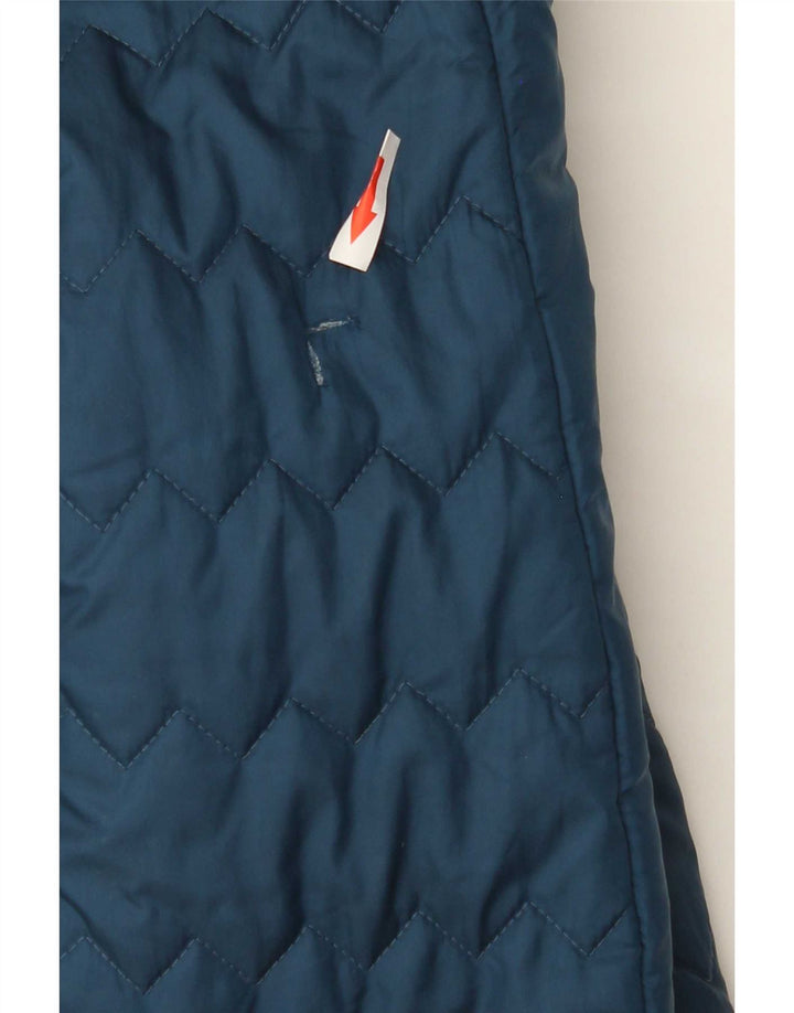 Puma Mens Hooded Quilted Jacket UK 40 Large Navy Blue