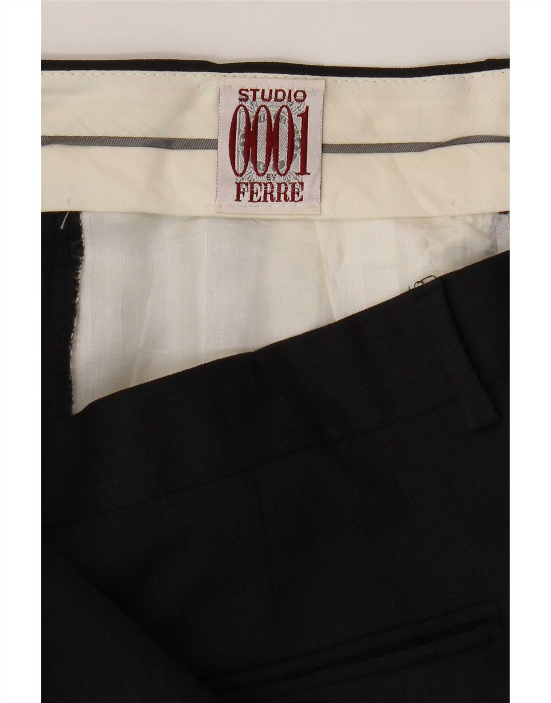 Calça masculina Ferre Pegged Suit W34 L31 preta