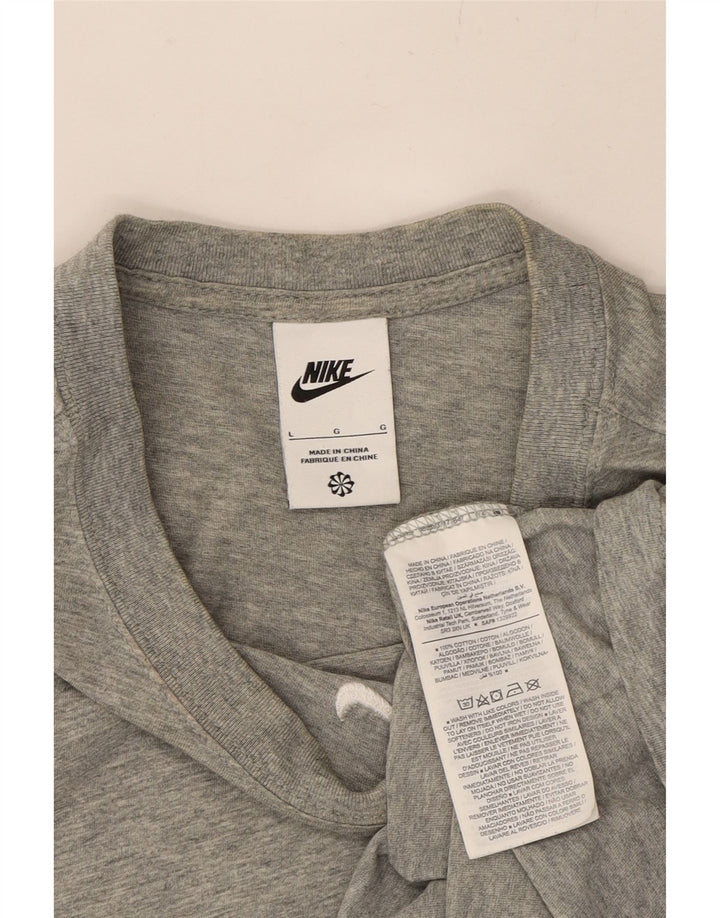 NIKE Mens T-Shirt Top Large Grey Cotton Vintage Nike and Second-Hand Nike from Messina Hembry 