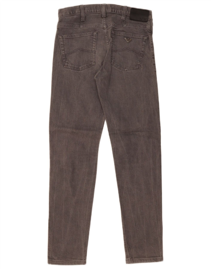 Armani Mens Slim Jeans W28 L29 Algodão Cinza