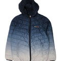 ELLESSE Girls Hooded Padded Jacket 12-13 Years Blue Tie Dye Polyester | Vintage Ellesse | Thrift | Second-Hand Ellesse | Used Clothing | Messina Hembry 