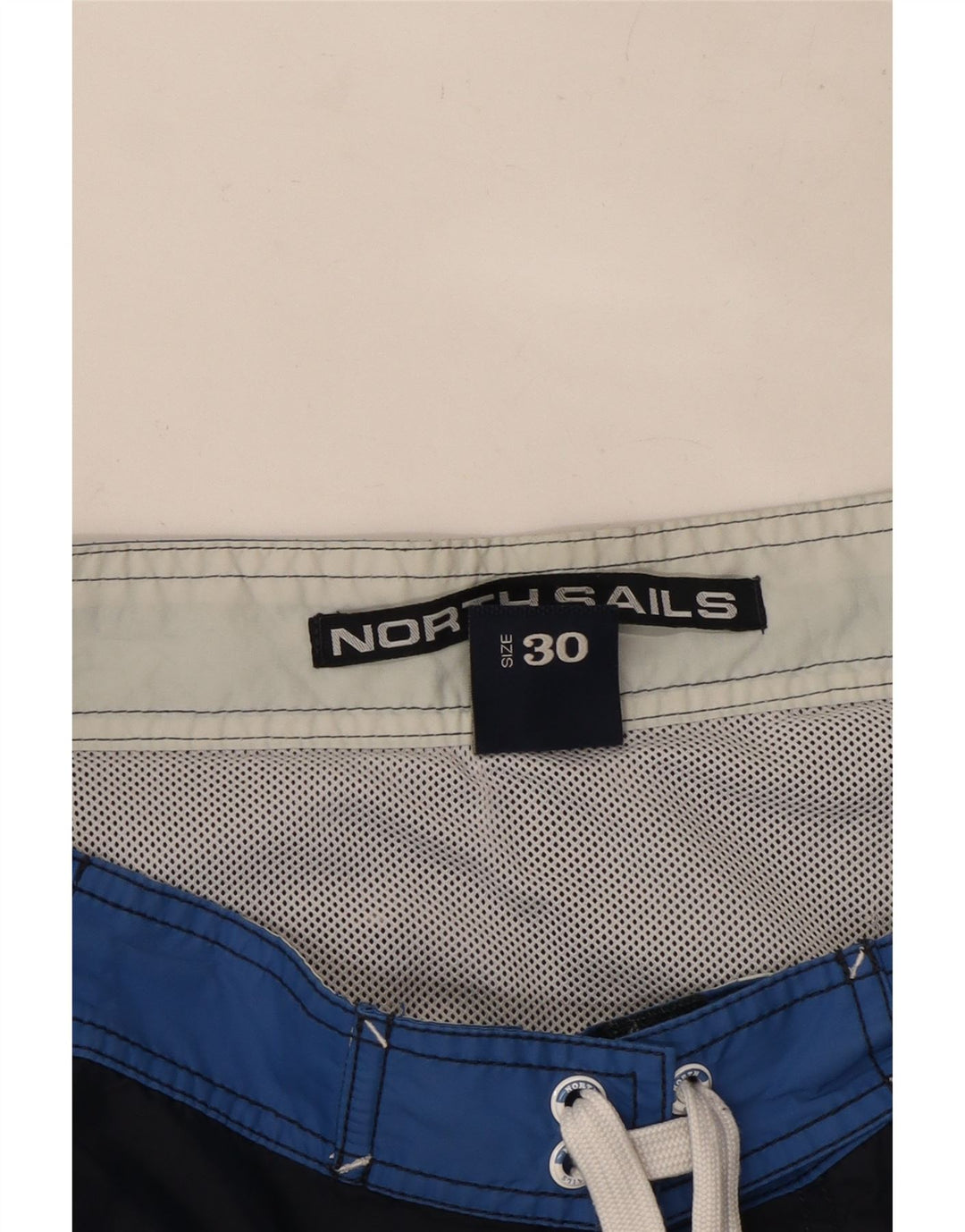 North Sails Mens Graphic Swimming Shorts Medium Navy Blue Colourblock