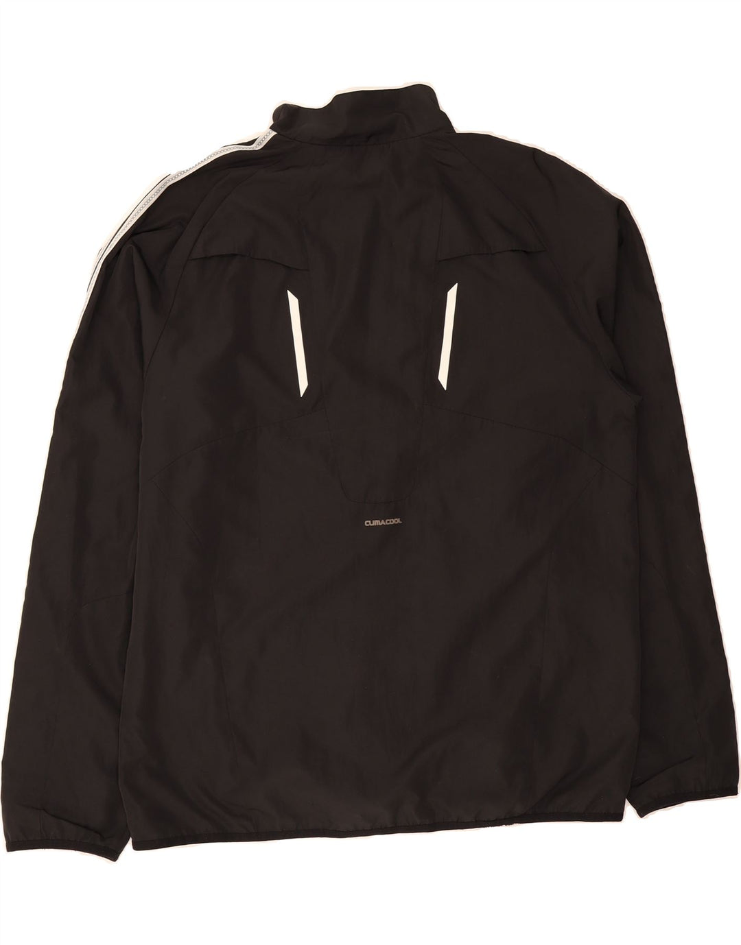 ADIDAS Mens Climacool Tracksuit Top Jacket XL Black Polyester Vintage Adidas and Second-Hand Adidas from Messina Hembry 