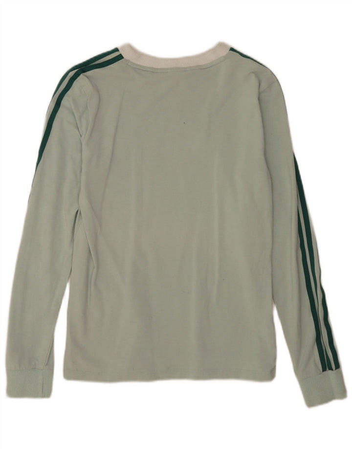 Adidas Damen Top Langarm UK 10 Small Grün