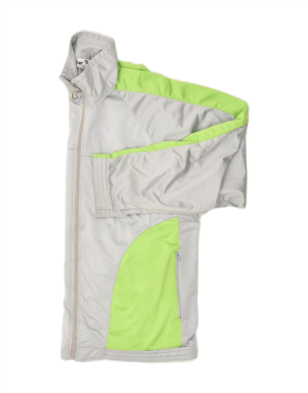 PUMA Mens Tracksuit Top Jacket UK 44 2XL Grey Colourblock Polyester Vintage Puma and Second-Hand Puma from Messina Hembry 