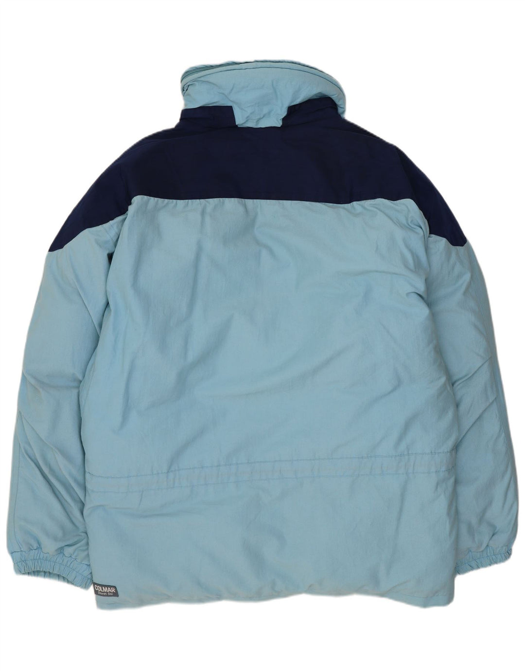 Colmar Mens Loose Fit Hooded Ski Jacket IT 48 Medium Blue Colourblock