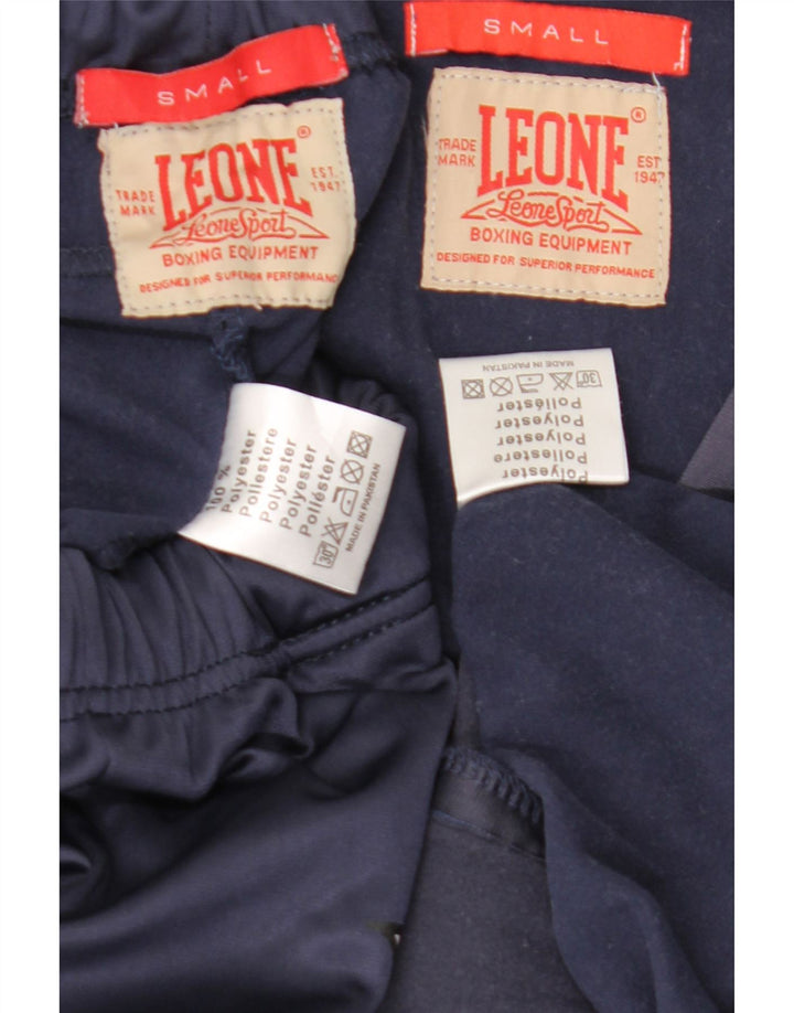 Leone Chándal completo con capucha y gráfico para hombre, tamaño pequeño, poliéster azul marino