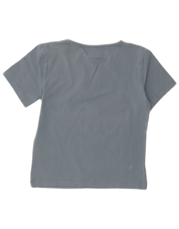 Marlboro Classics Pige T-Shirt Top 11-12 År Stor Blå Bomuld
