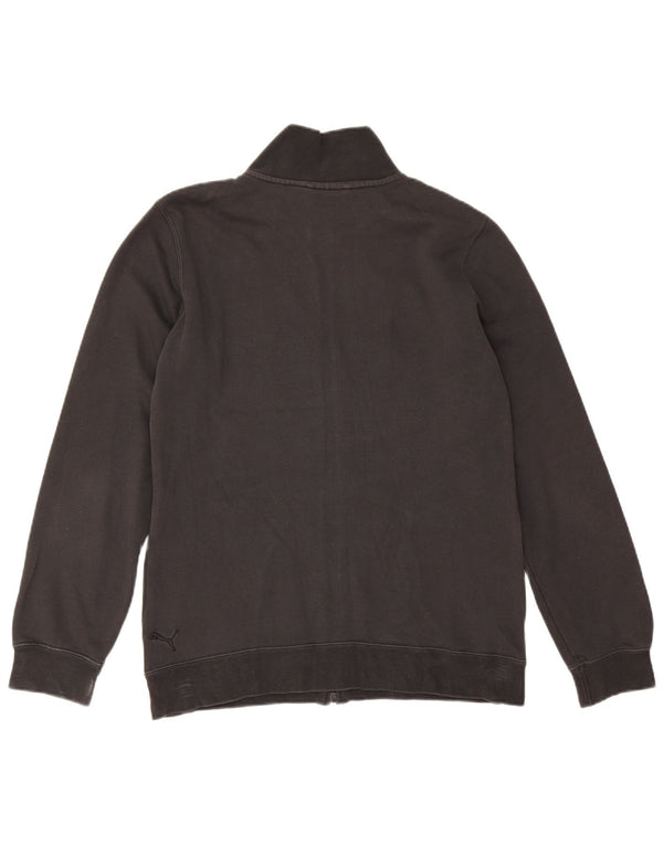 Puma Veste de survêtement graphique pour femme UK 14 Large Noir