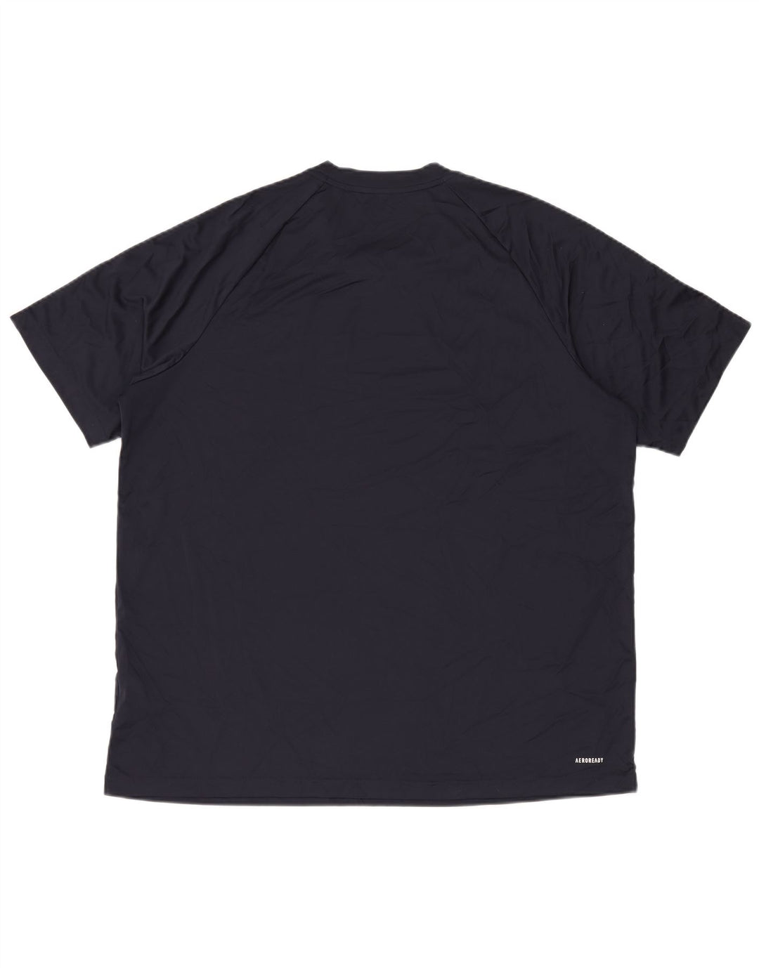 Adidas Mens Aeroready T-Shirt Top 2XL Navy Blue Polyester