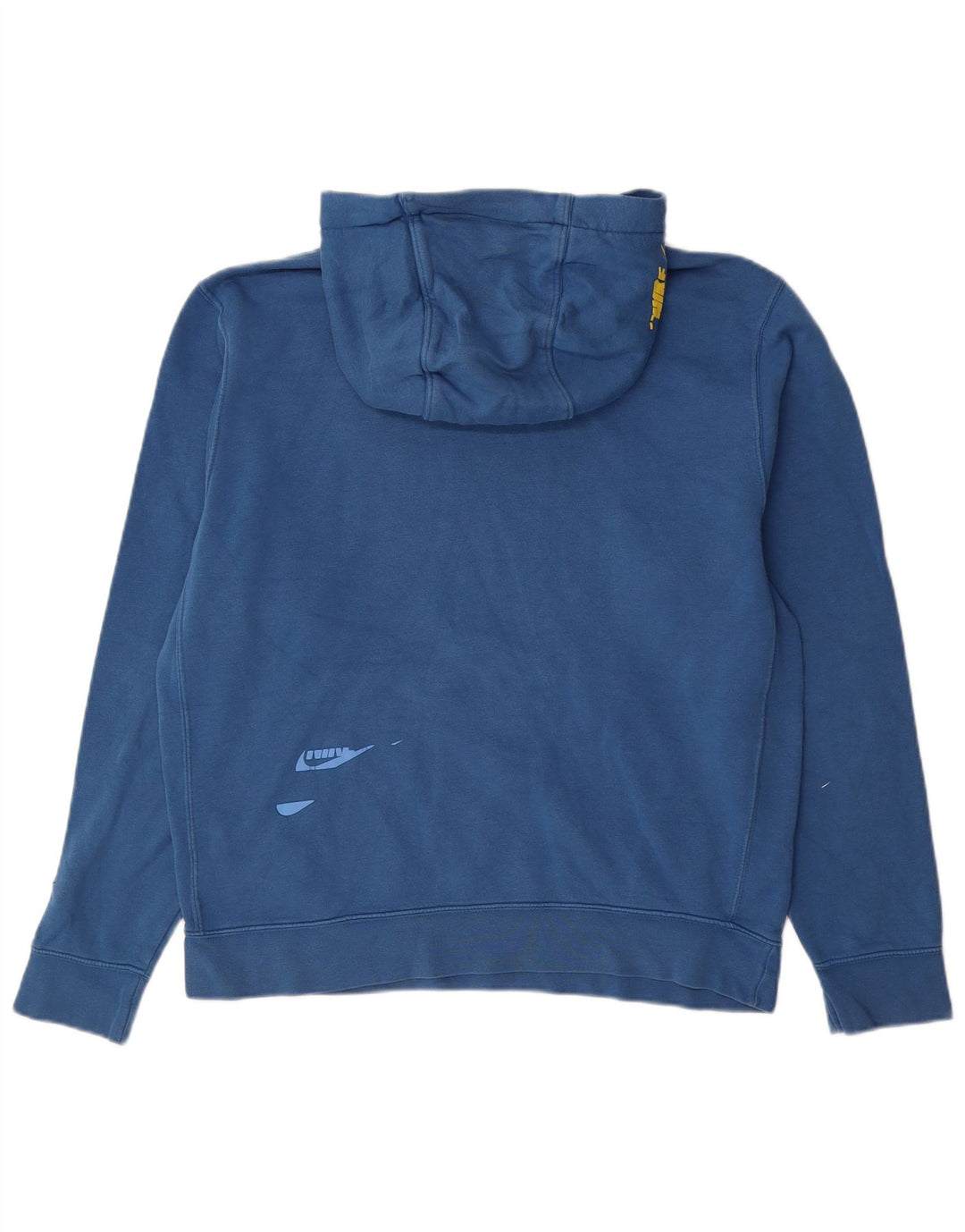 Nike Herren-Kapuzenpullover mit Grafik, mittelblaue Baumwolle