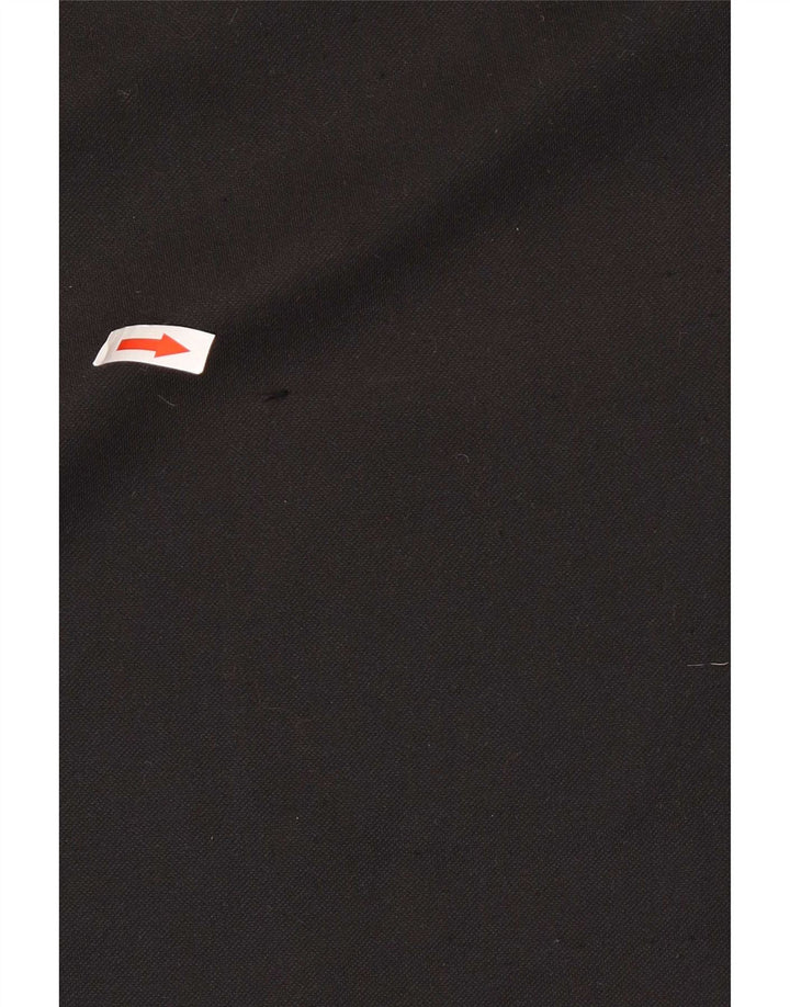 Umbro Tuta da uomo pullover con zip e collo, grande, in poliestere nero