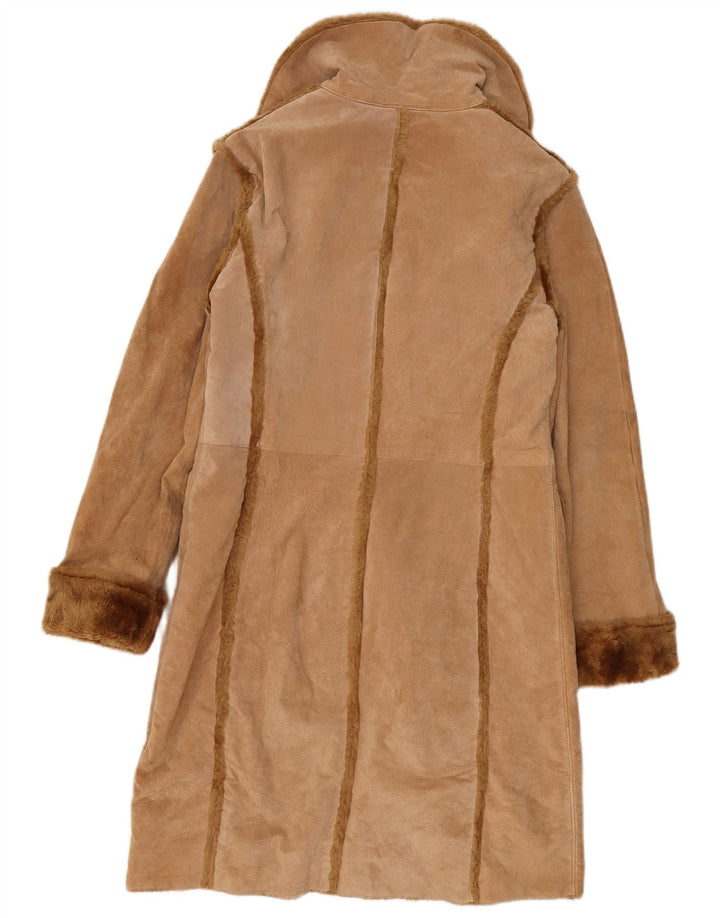 Cappotto Shearling Donna Montereggi IT 46 Large Pelle Beige