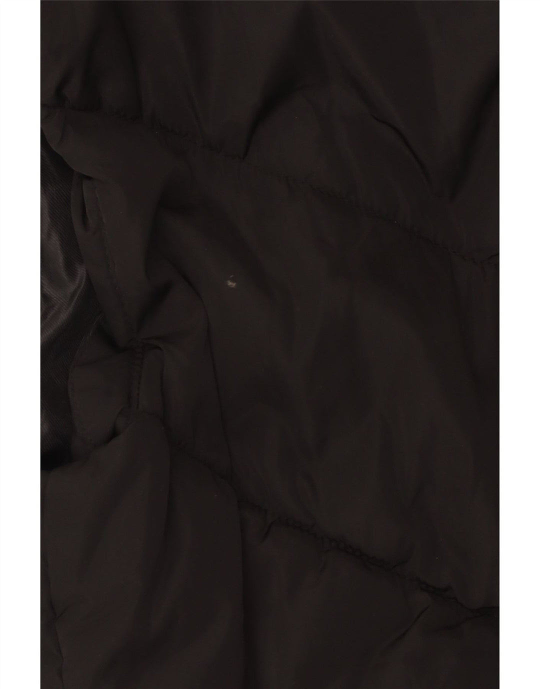 Zara Damen Wattierte Weste UK 12 Medium Schwarz