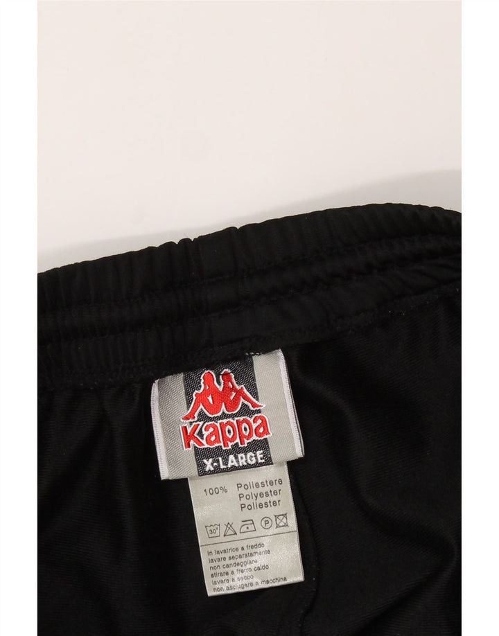 KAPPA Womens Tracksuit Trousers UK 18 XL Black Polyester Vintage Kappa and Second-Hand Kappa from Messina Hembry 
