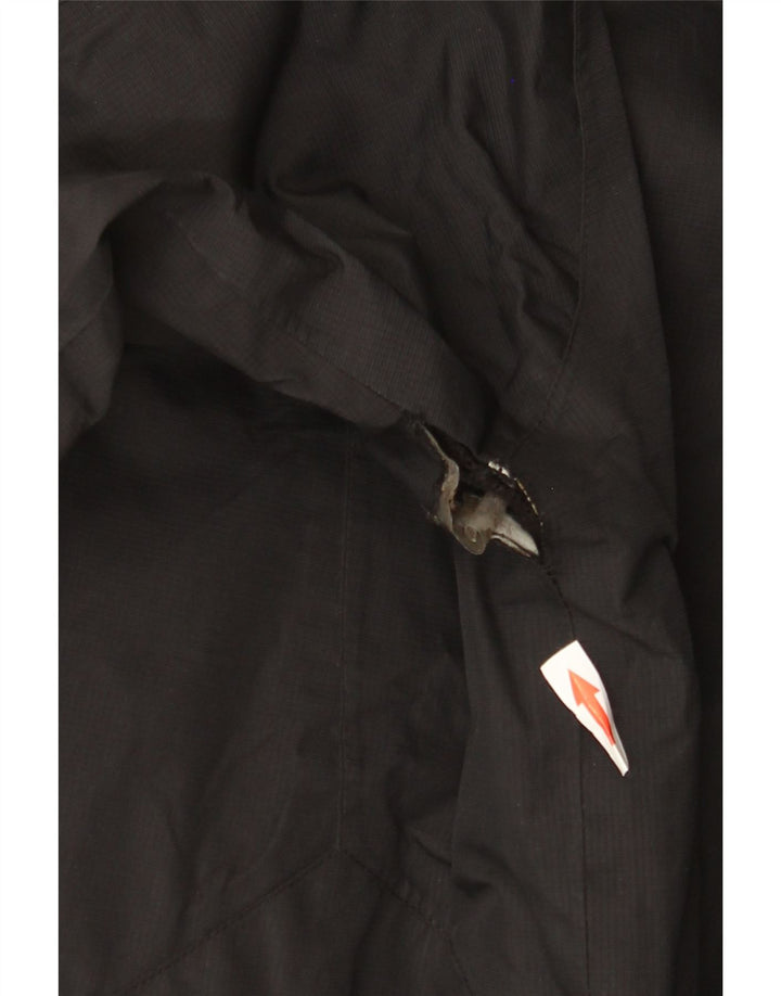 Giacca antipioggia da uomo con cappuccio Mountain Warehouse UK 38 nylon nero medio