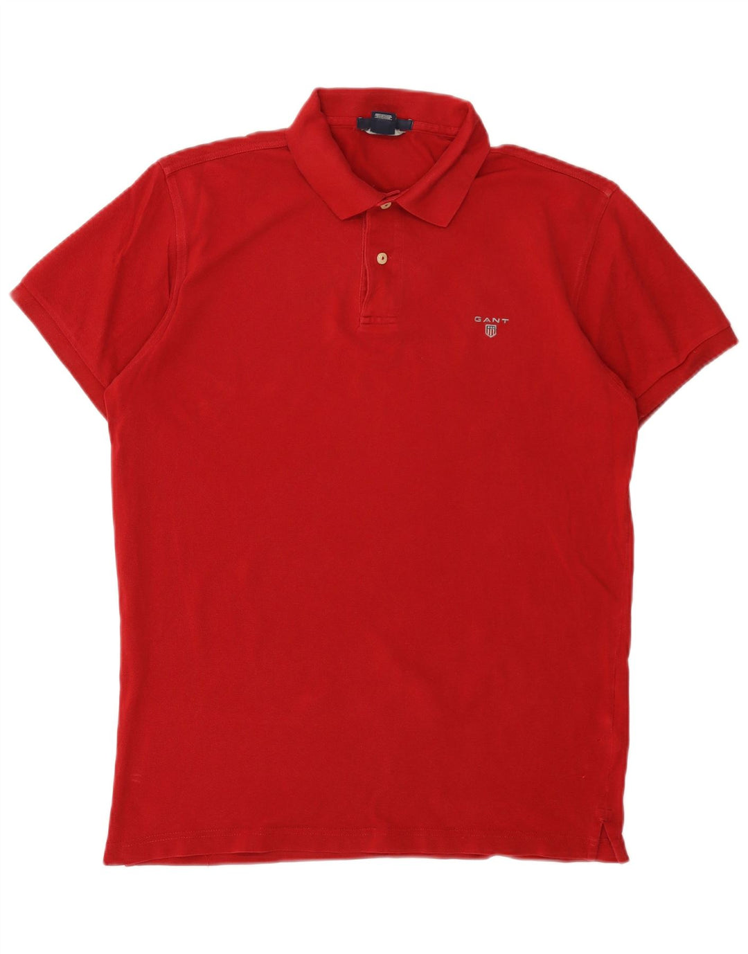 Cămașă polo pentru bărbați GANT, mare, roșu, bumbac
