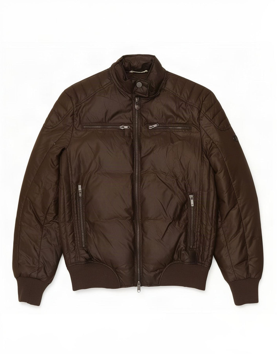 Brooksfield Ανδρικό μπουφάν IT 50 Large Brown Πολυεστέρας