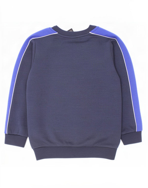 Felpa grafica per ragazzi Ellesse, 5-6 anni, color block blu navy